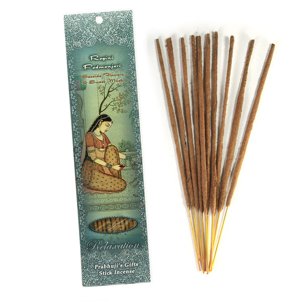 Incense Sticks Ragini Padmanjari - Seaside Flowers and Sweet Musk - Relaxation