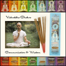 Varitas de Incienso Chakra de la Garganta Vishuddha - Comunicación y Sabiduría