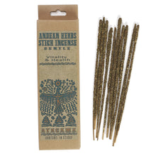 Smudging Incense - Gentle - Andean Herbs Incense Sticks - Vitality & Health - Wholesale and Retail Prabhuji's Gifts 