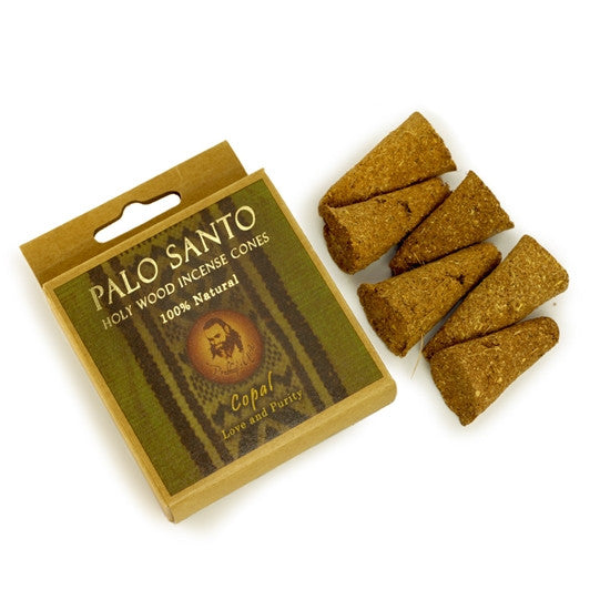 Palo Santo and Copal Incense Cones - Love and Purity - 6 Cones