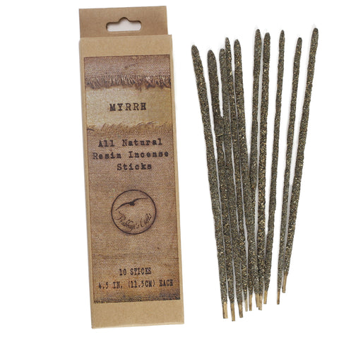 Smudging Incense - Myrrh - Natural Resin Incense sticks