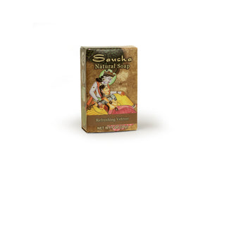 Soap Bar Saucha - Natural Refreshing Vetiver - Travel size 1 oz (30g) - Wholesale and Retail Prabhuji's Gifts 