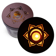 Soy Candle for Chakra Meditation Scented with Essential Oils | Sacral Chakra Svadhishthana | Vanilla | Sensuality and Creativity - 10.5oz - Wholesale and Retail Prabhuji's Gifts 