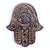 Decor - Wooden Hamsa - Myrtle 7"x6" - Wholesale and Retail Prabhuji's Gifts