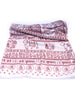 Meditation Yoga Prayer Shawl - Maha Mantra - White Large