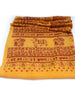 Meditation Yoga Prayer Shawl - Maha Mantra - Yellow Large