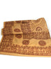 Meditation Yoga Prayer Shawl - Mantra Om - Peach Large
