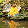 Meditation Yoga Prayer Shawl - Ganesh - Yellow Large