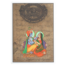 Greeting Card - Rajasthani Miniature Painting - Radha Govinda - 5"x7" Prabhuji’s Gifts wholesale and retail