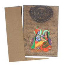 Greeting Card - Rajasthani Miniature Painting - Radha Govinda - 5"x7"