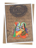 Tarjeta de felicitación - Pintura en miniatura de Rajasthani - Radha Govinda - 5