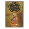 Greeting Card - Rajasthani Miniature Painting - Standing Saraswati - 5