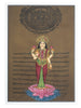 Greeting Card - Rajasthani Miniature Painting - Lakshmi Standing on Lotus - 5
