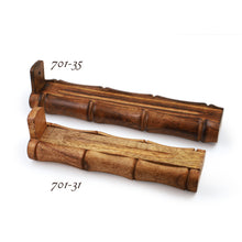 Incense Burner - Bamboo Holder and Storage - 12 inches