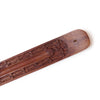 Incense Burner - Wooden Flat Carved Clover