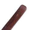 Incense Burner - Wooden Flat Carved Leaves
