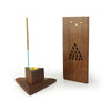 Incense Burner - Wooden Triangle Tower
