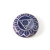 Incense Burner - Soapstone Pebble Throat Chakra Vishudha 2.5