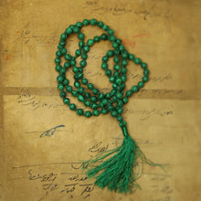 Prayer Mala Beads - Man-made Malachite - 108 Prayer Beads
