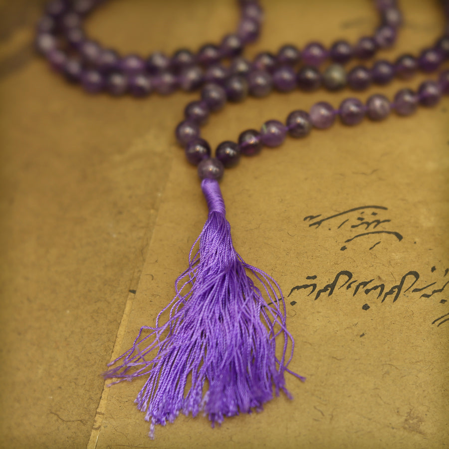 Amethyst Buddhist Prayer Beads, popular SGI Style