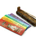 Set de Regalo de Incienso - Quemador de Bambú + varita de incienso 7 chakras & Saludo: Que Amor, Luz, Paz y... Siempre