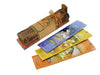 Incense Gift Set - Bamboo Burner + 3 Meditation Incense Sticks Packs and Holiday Greeting - Happy Holidays