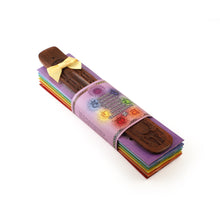 Prabhuji's Gifts - Incense Gift Set - Flat Burner + 7 Chakras Incense Stick in Purple Greeting Sleeve