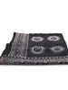Meditation Yoga Prayer Shawl - Mantra Om - Black Large