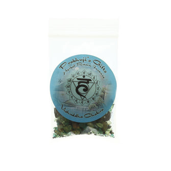 Sample Resin Incense Throat Chakra Vishuddha - Communication and Responsibility - Wholesale and Retail Prabhuji's Gifts 
